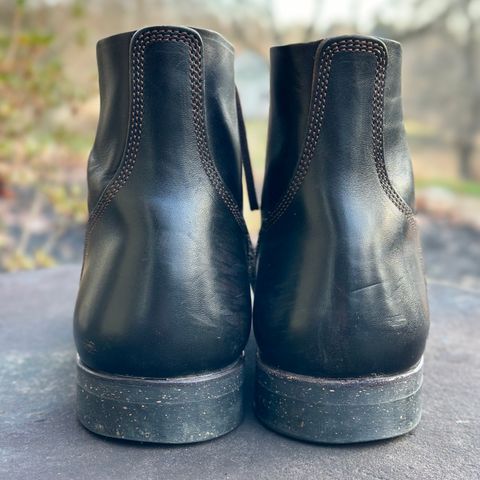 SKOOB M-43 Service Shoes in Black Italian Horsebutt