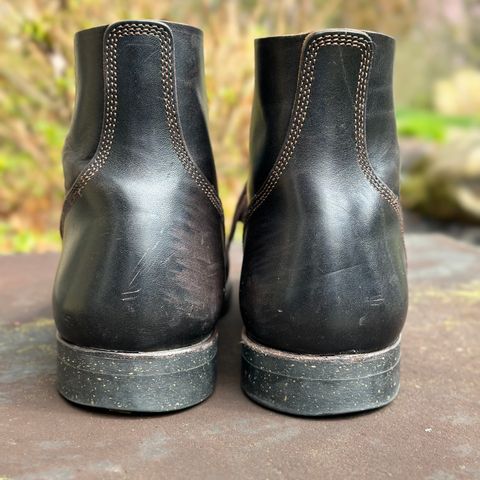 SKOOB M-43 Service Shoes in Black Italian Horsebutt