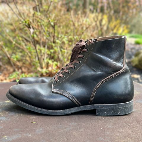 SKOOB M-43 Service Shoes in Black Italian Horsebutt