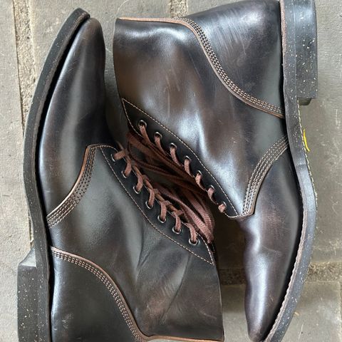 SKOOB M-43 Service Shoes in Black Italian Horsebutt