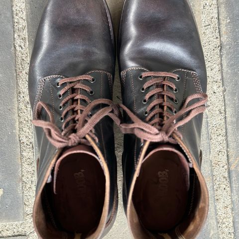 SKOOB M-43 Service Shoes in Black Italian Horsebutt