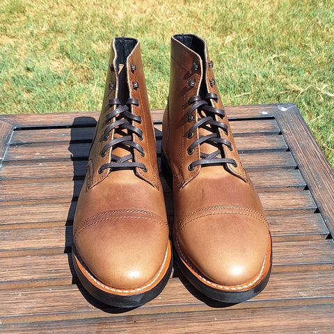 Thursday Captain in Horween Natural Chromexcel