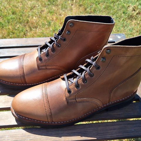 Thursday Captain in Horween Natural Chromexcel