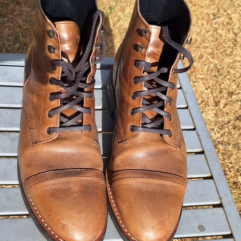 Thursday Captain in Horween Natural Chromexcel