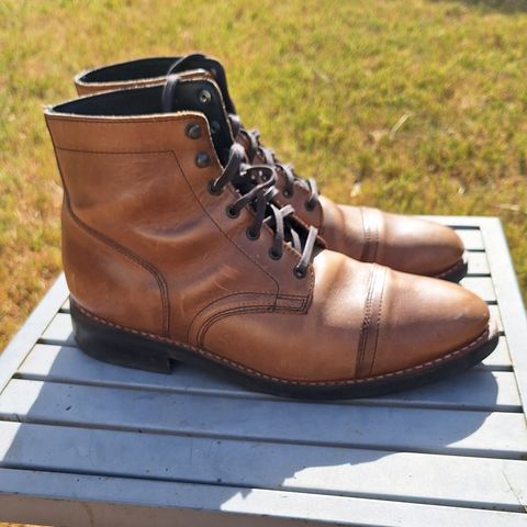Thursday Captain in Horween Natural Chromexcel