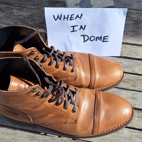 Thursday Captain in Horween Natural Chromexcel