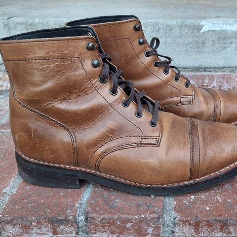 Thursday Captain in Horween Natural Chromexcel