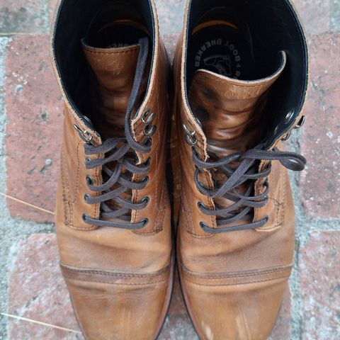 Thursday Captain in Horween Natural Chromexcel