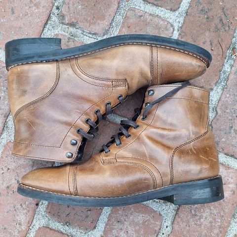 Thursday Captain in Horween Natural Chromexcel