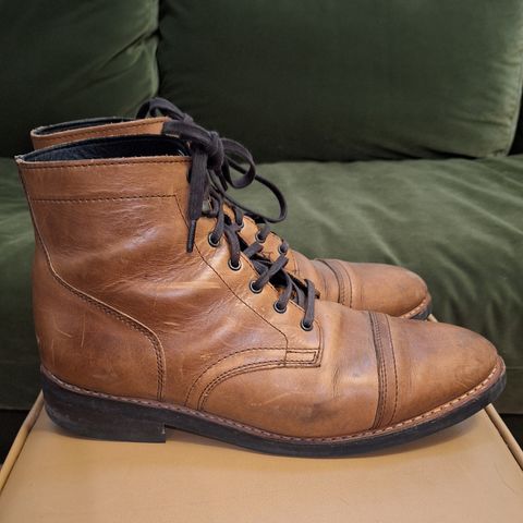 Thursday Captain in Horween Natural Chromexcel
