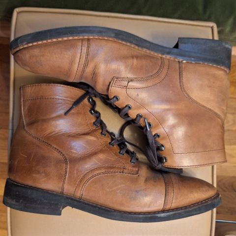 Thursday Captain in Horween Natural Chromexcel