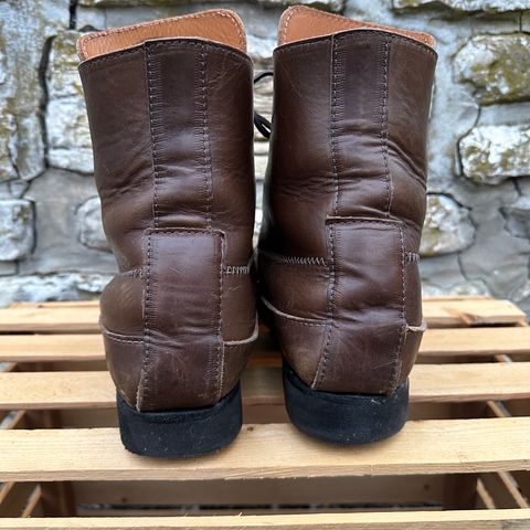 Fish Creek Moccasin Hardsole Boot in Horween Olive Chromexcel