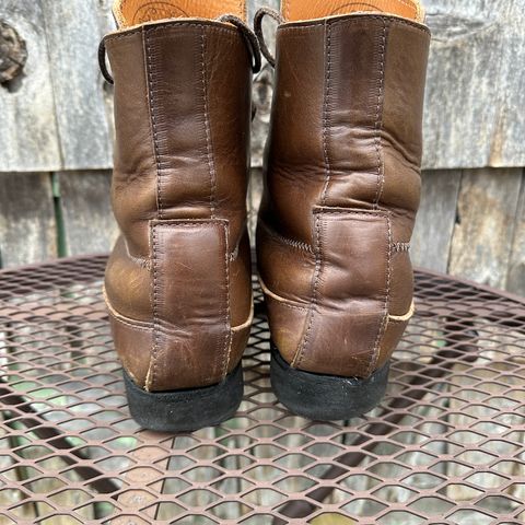 Fish Creek Moccasin Hardsole Boot in Horween Olive Chromexcel