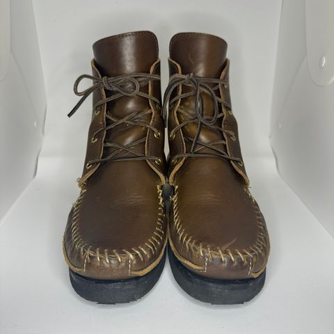 Fish Creek Moccasin Hardsole Boot in Horween Olive Chromexcel