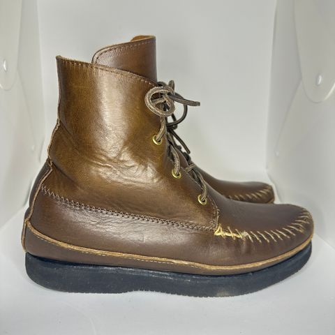 Fish Creek Moccasin Hardsole Boot in Horween Olive Chromexcel