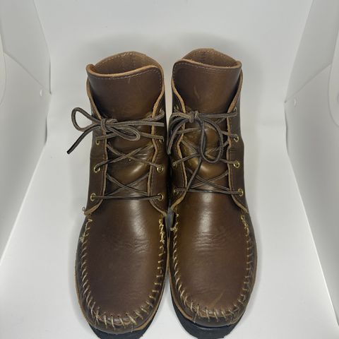 Fish Creek Moccasin Hardsole Boot in Horween Olive Chromexcel