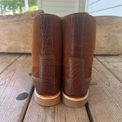 Fish Creek Moccasin 6” Boot in Rusty Brown Suede