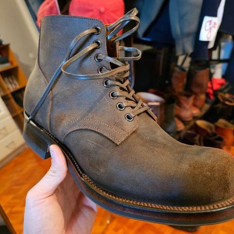 View photo of Viberg Service Boot in C.F. Stead Coyote Waxy Commander