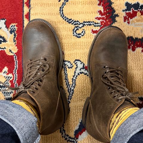 View photo of Viberg Service Boot in C.F. Stead Coyote Waxy Commander