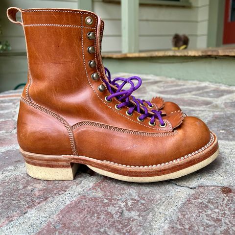 View photo of Onderhoud LCV01 Lineman Boot in Wickett & Craig Buck Brown Traditional Harness