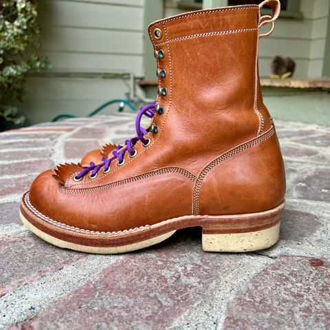 View photo of Onderhoud LCV01 Lineman Boot in Wickett & Craig Buck Brown Traditional Harness