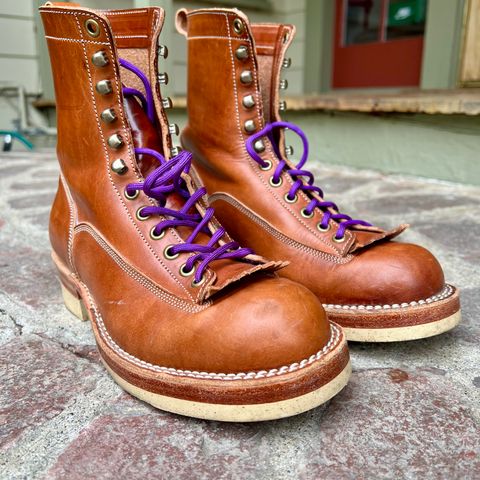 View photo of Onderhoud LCV01 Lineman Boot in Wickett & Craig Buck Brown Traditional Harness