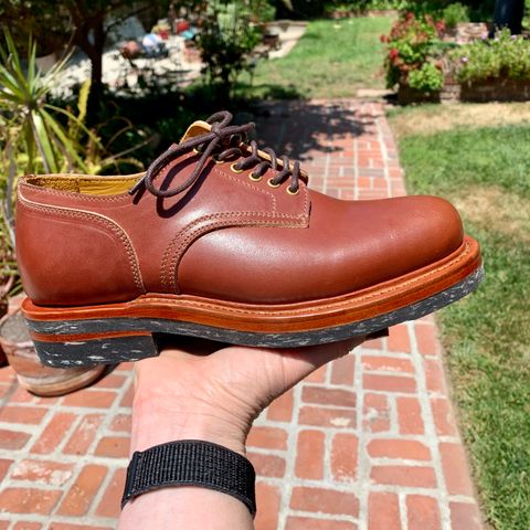 Sagara x Stitchdown Bandung Derby in Conceria Cloe Mahogany Horsebutt