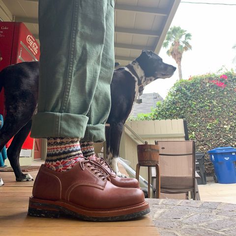 Sagara x Stitchdown Bandung Derby in Conceria Cloe Mahogany Horsebutt