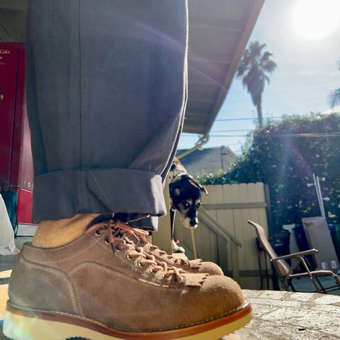 View photo of Onderhoud LCV01 Lineman Boot in Horween Marine Field Roughout