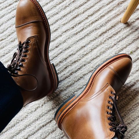 Oak Street Bootmakers Lakeshore Boot in Horween Natural Chromexcel