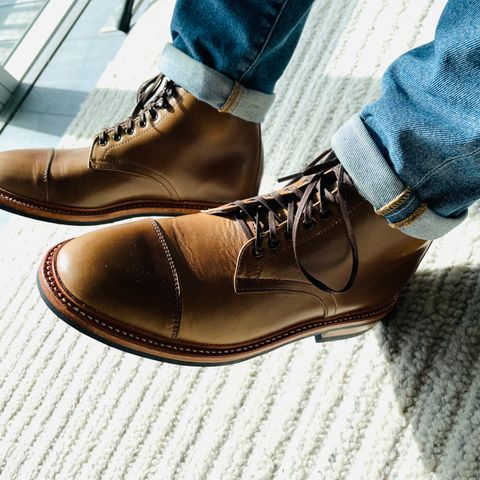 Oak Street Bootmakers Lakeshore Boot in Horween Natural Chromexcel
