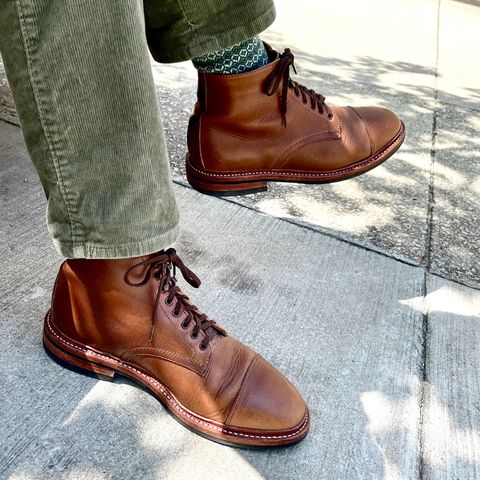 Oak Street Bootmakers Lakeshore Boot in Horween Natural Chromexcel