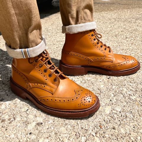 Tricker's Stow Country Boot in Acorn Antique