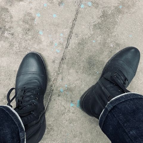 Thursday Casa Moto in Black Full Grain