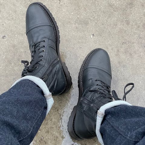 Thursday Casa Moto in Black Full Grain