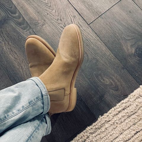 New Republic Sonoma Chelsea Boot in Tan Suede