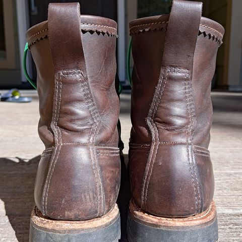 Russell Moccasin Weathered Oak Backcountry in Full-Grain Timberjack