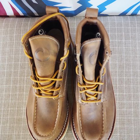 Origin MAINE MOC TOE BOOT - NATURAL in American Cow Hide