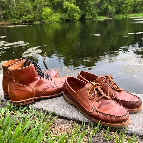 Rancourt & Co. Classic Ranger-Moc in Horween Natural Shell Cordovan
