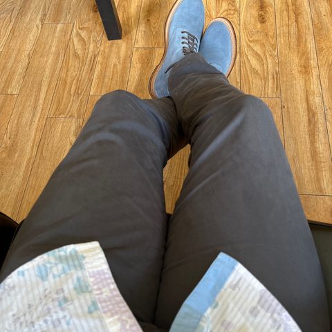 Grant Stone Diesel Boot in C.F. Stead Sky Kudu Reverse