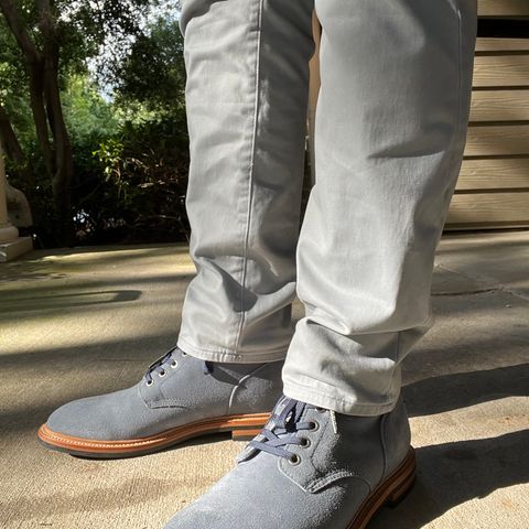 Grant Stone Diesel Boot in C.F. Stead Sky Kudu Reverse