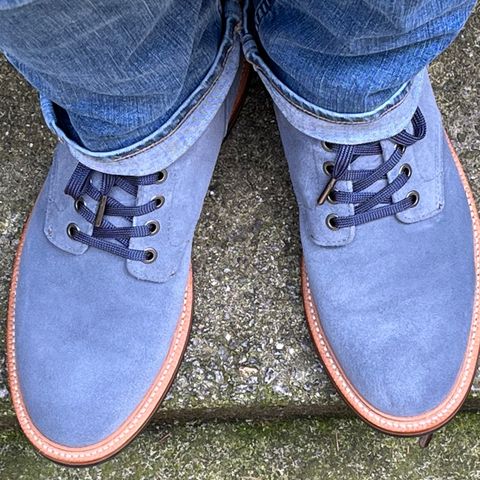 Grant Stone Diesel Boot in C.F. Stead Sky Kudu Reverse