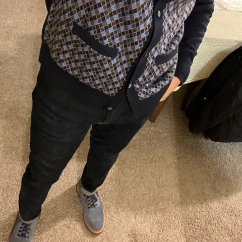 Grant Stone Diesel Boot in C.F. Stead Sky Kudu Reverse