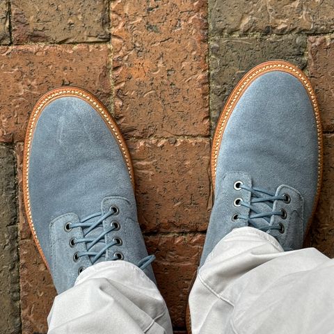 Grant Stone Diesel Boot in C.F. Stead Sky Kudu Reverse