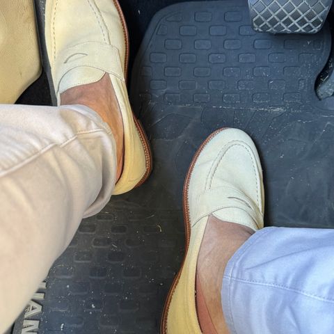 Grant Stone Traveler Penny in Butter Suede