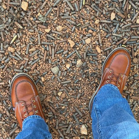 Thorogood American Heritage 6" Moc Toe in Tobacco Gladiator Oil-Tanned