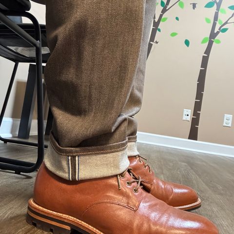 Grant Stone Edward Boot in Incas Rust Kangaroo