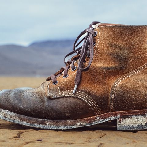 Viberg Boondocker in Horween Natural Chromexcel Roughout