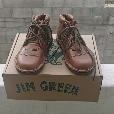 Jim Green African Ranger Barefoot Boot in Natural Veg Tan