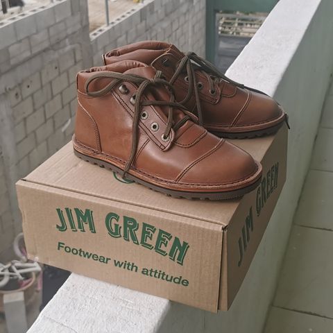 Jim Green African Ranger Barefoot Boot in Natural Veg Tan